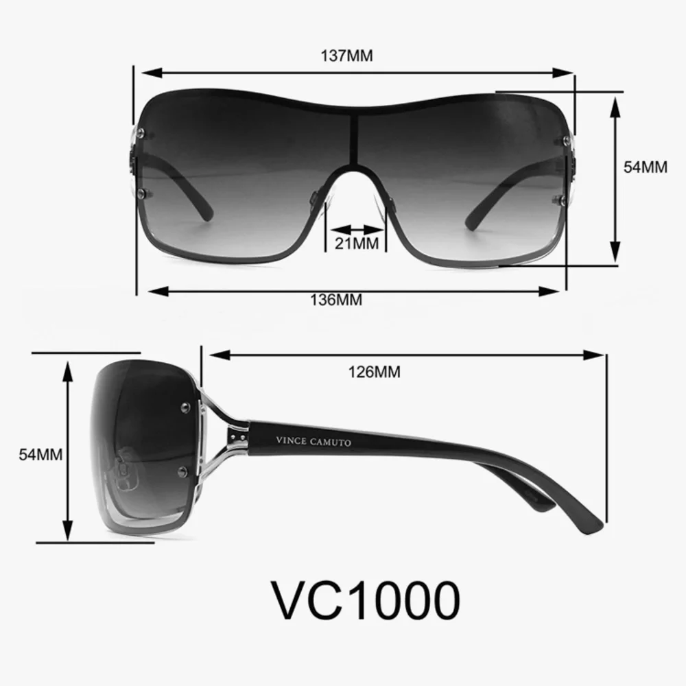 Vince Camuto Shield Sunglasses - Picture 3 of 4